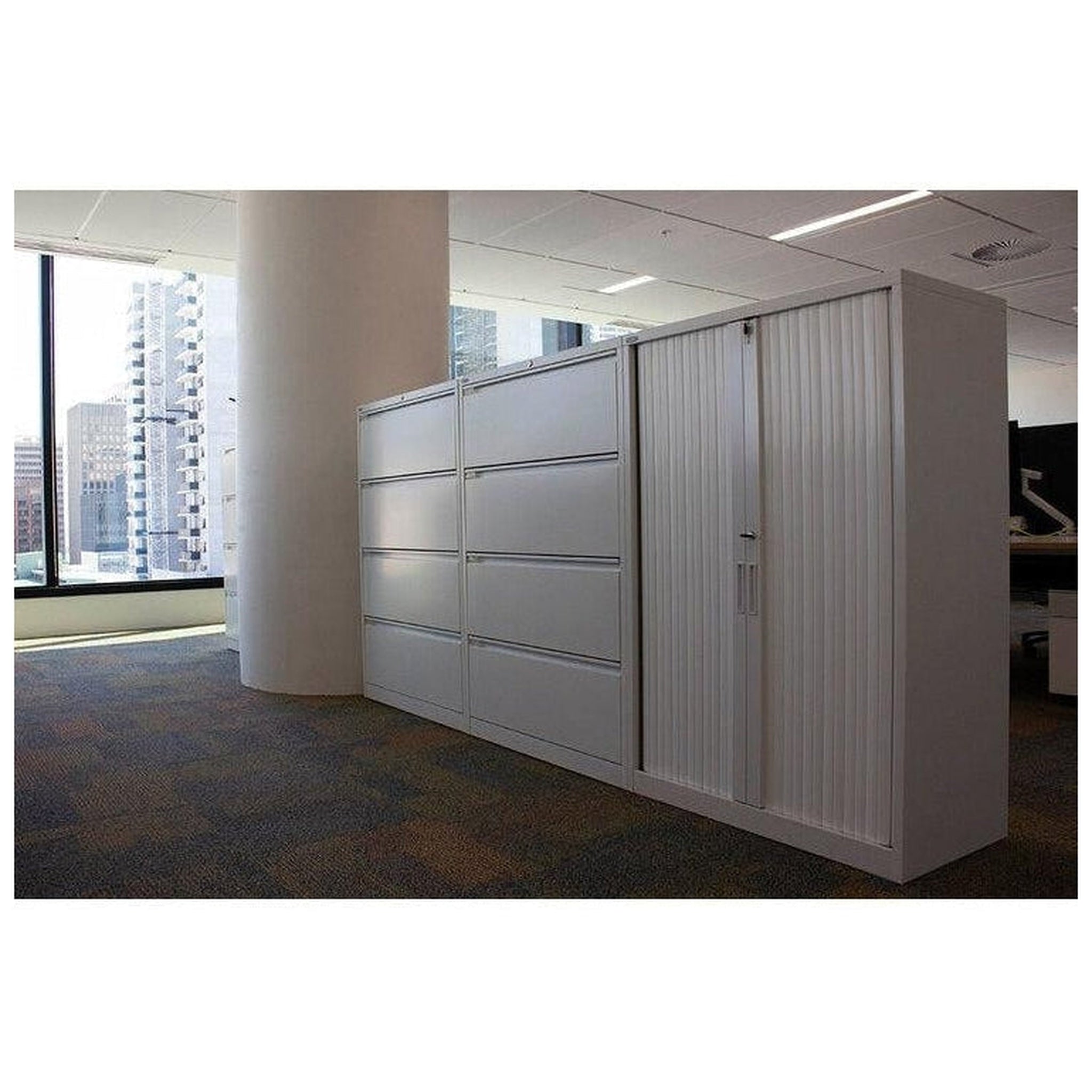 Steelco 4 Drawer Lateral Filing Cabinet