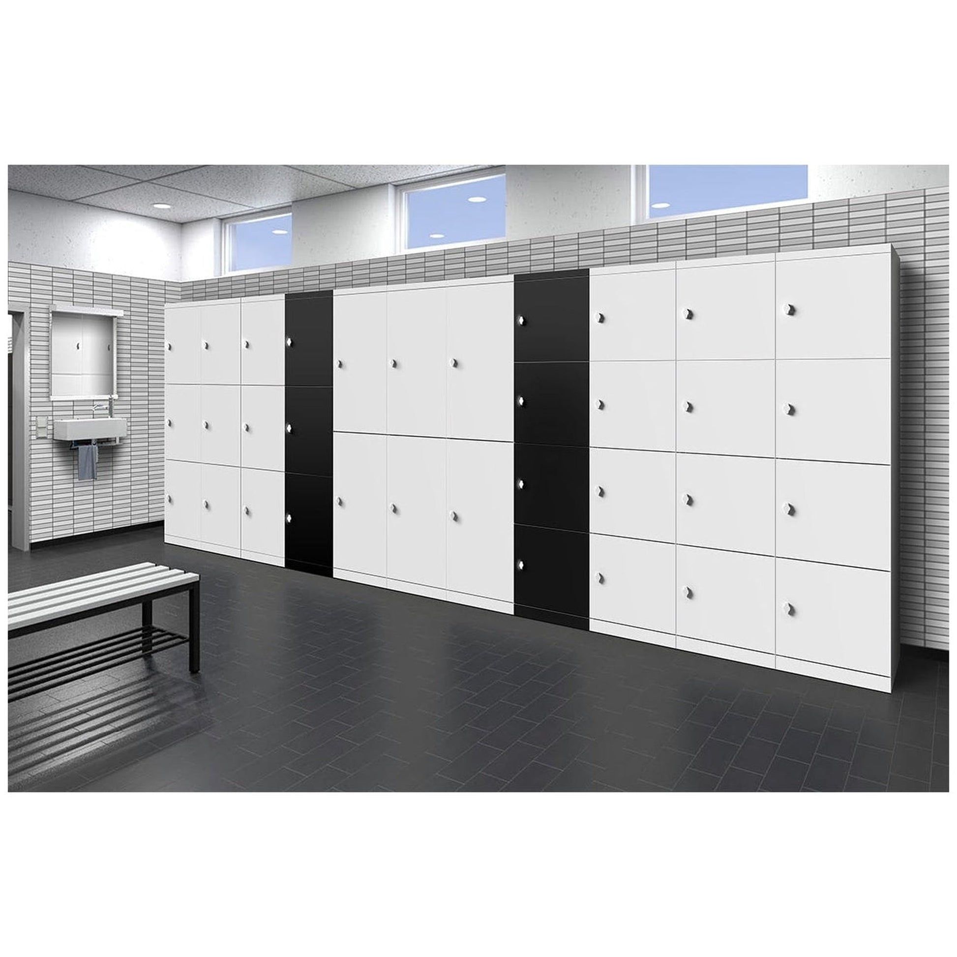Steelco Flush 3 Door Locker