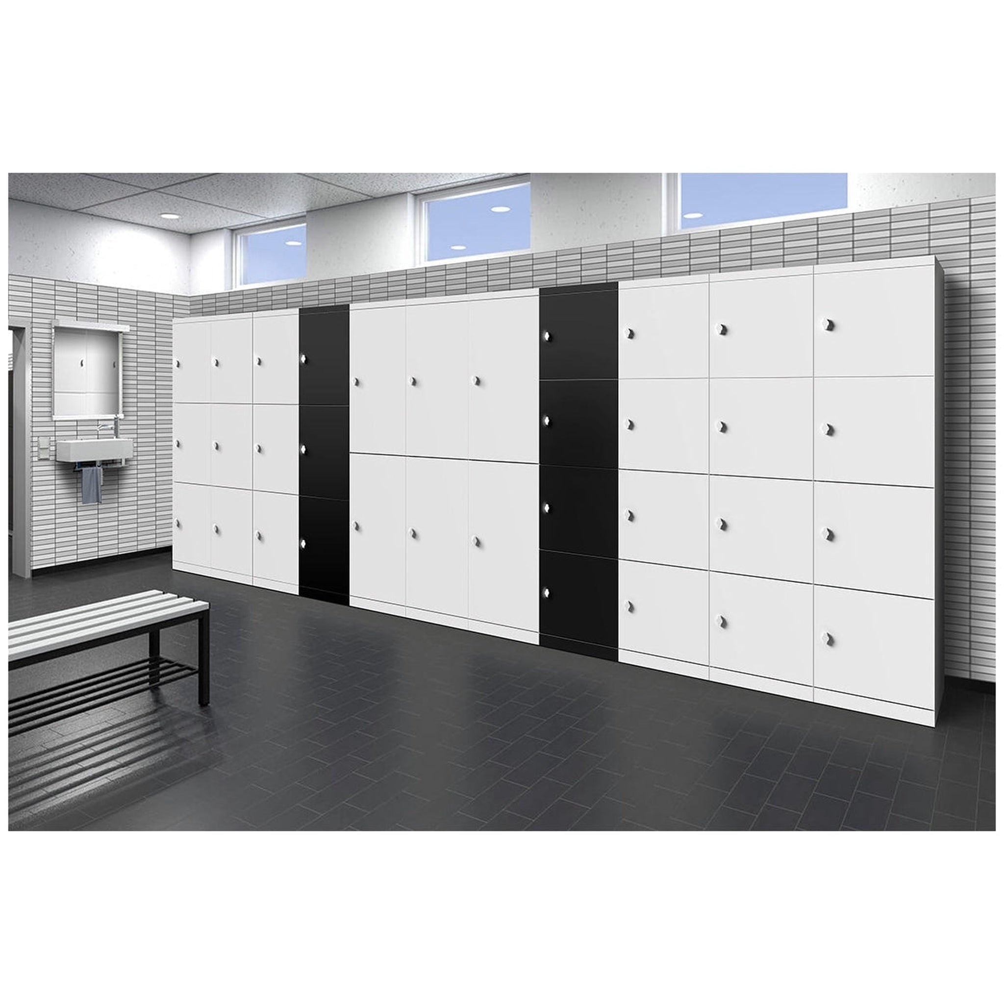 Steelco Flush 4 Door Locker