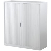 Steelco Tambour Door Cabinet 1320H x 1200W (3 Shelves)