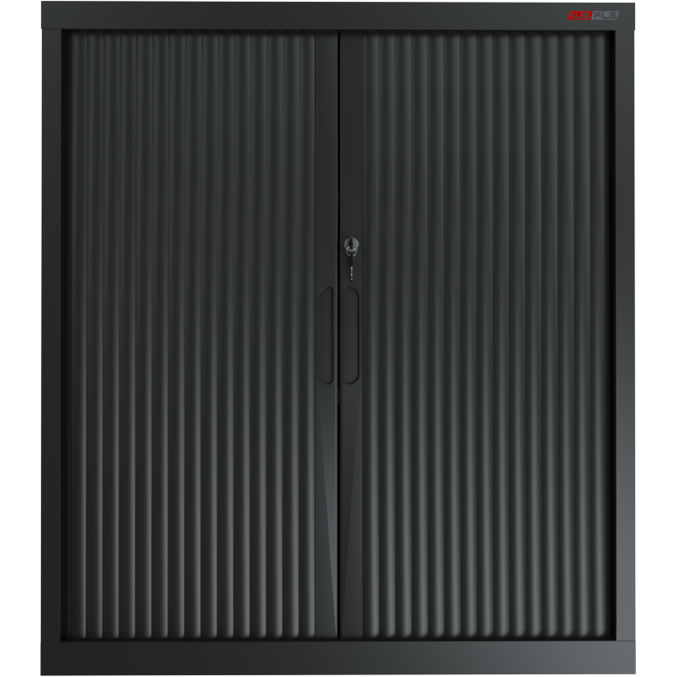 A-File Tambour Door Cupboard Carcass ONLY with shelves 900mm wide