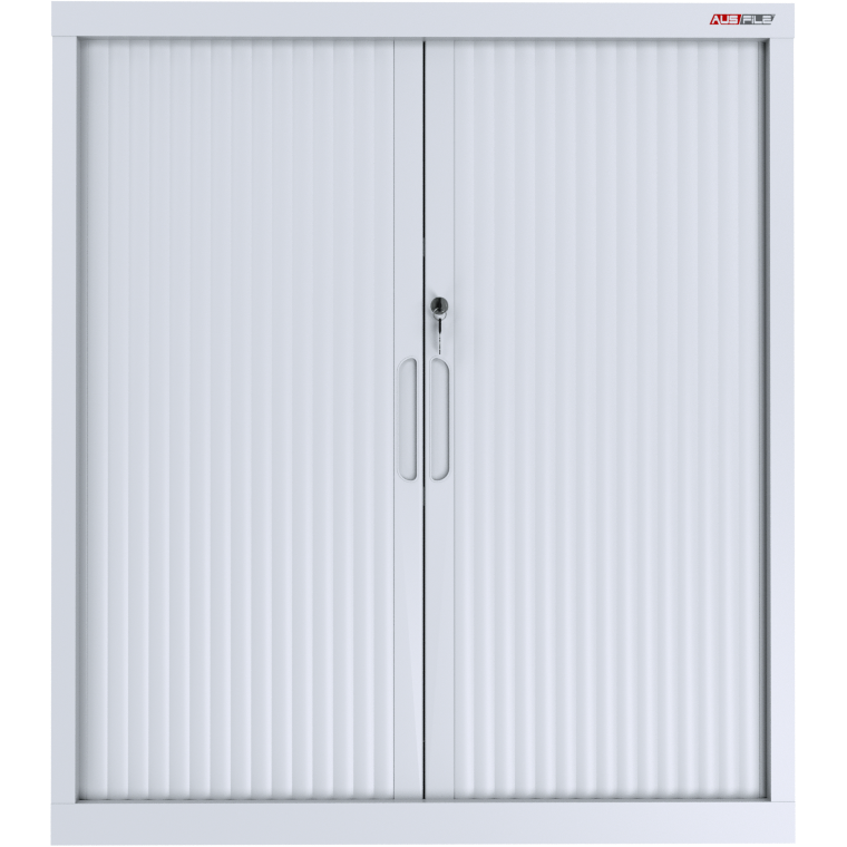 A-File Tambour Door Cupboard Carcass ONLY with shelves 900mm wide