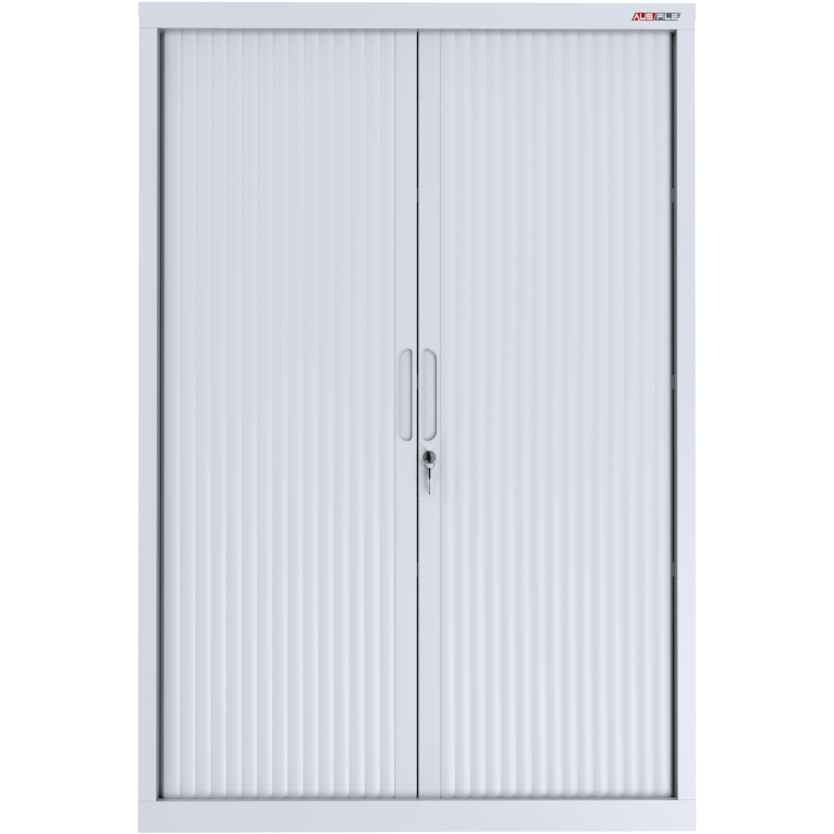 A-File Tambour Cabinet 1200mm wide with Shelves