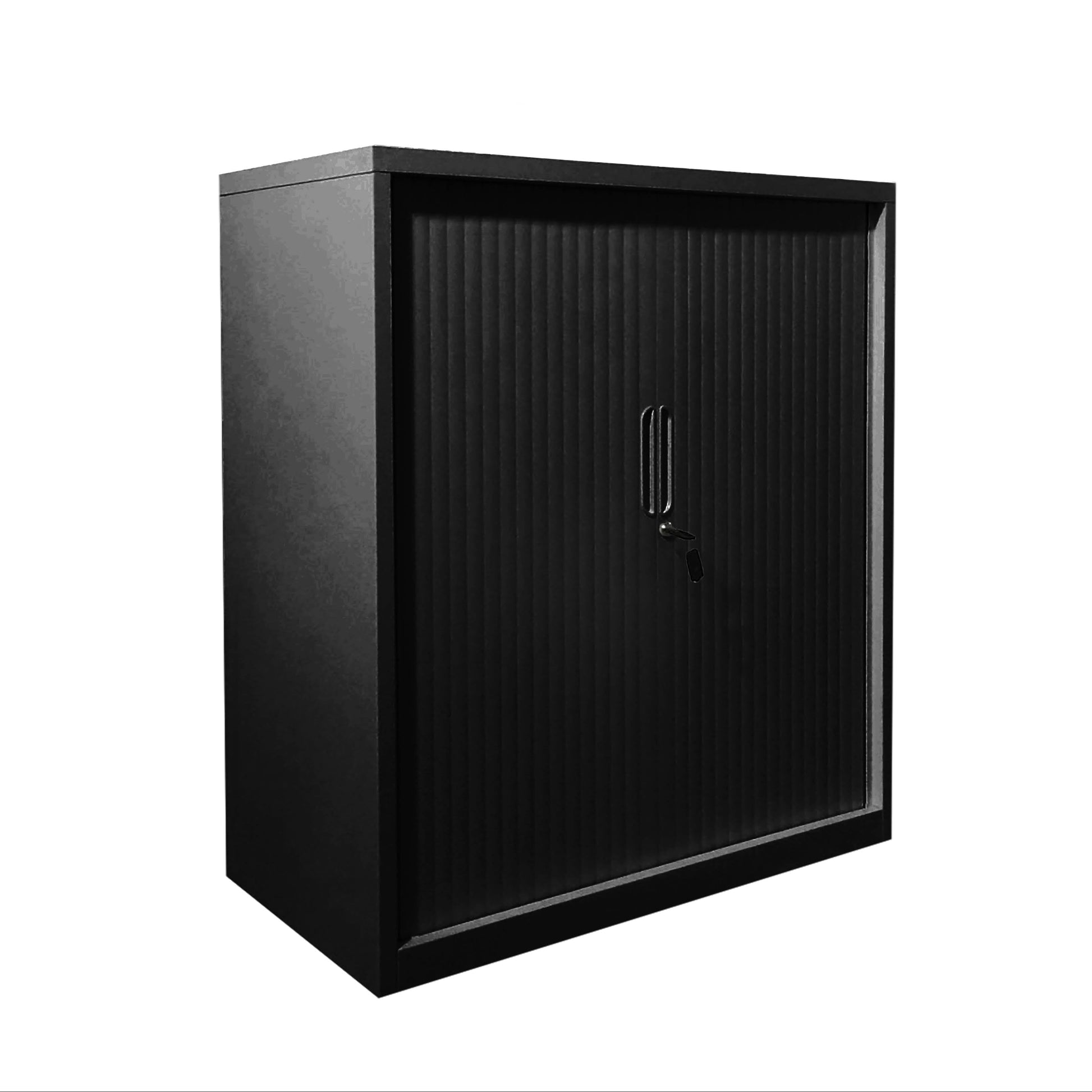 Steelco Tambour Door Cabinet 1015H x 900W (2 Shelves)