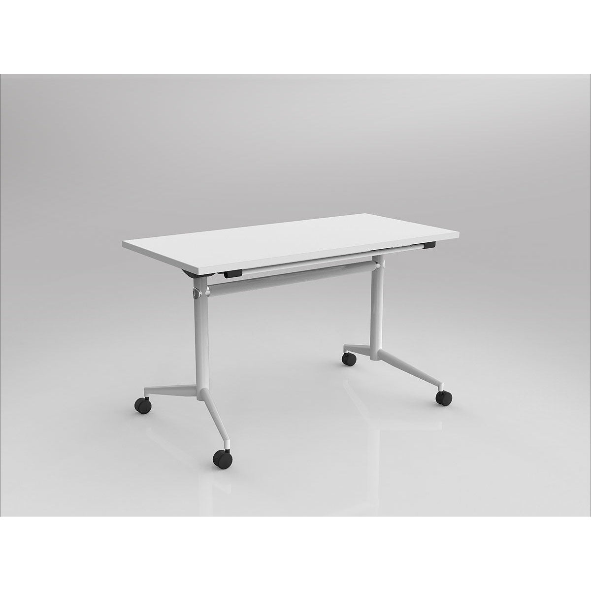 Uni Flip Top Table - White Frame