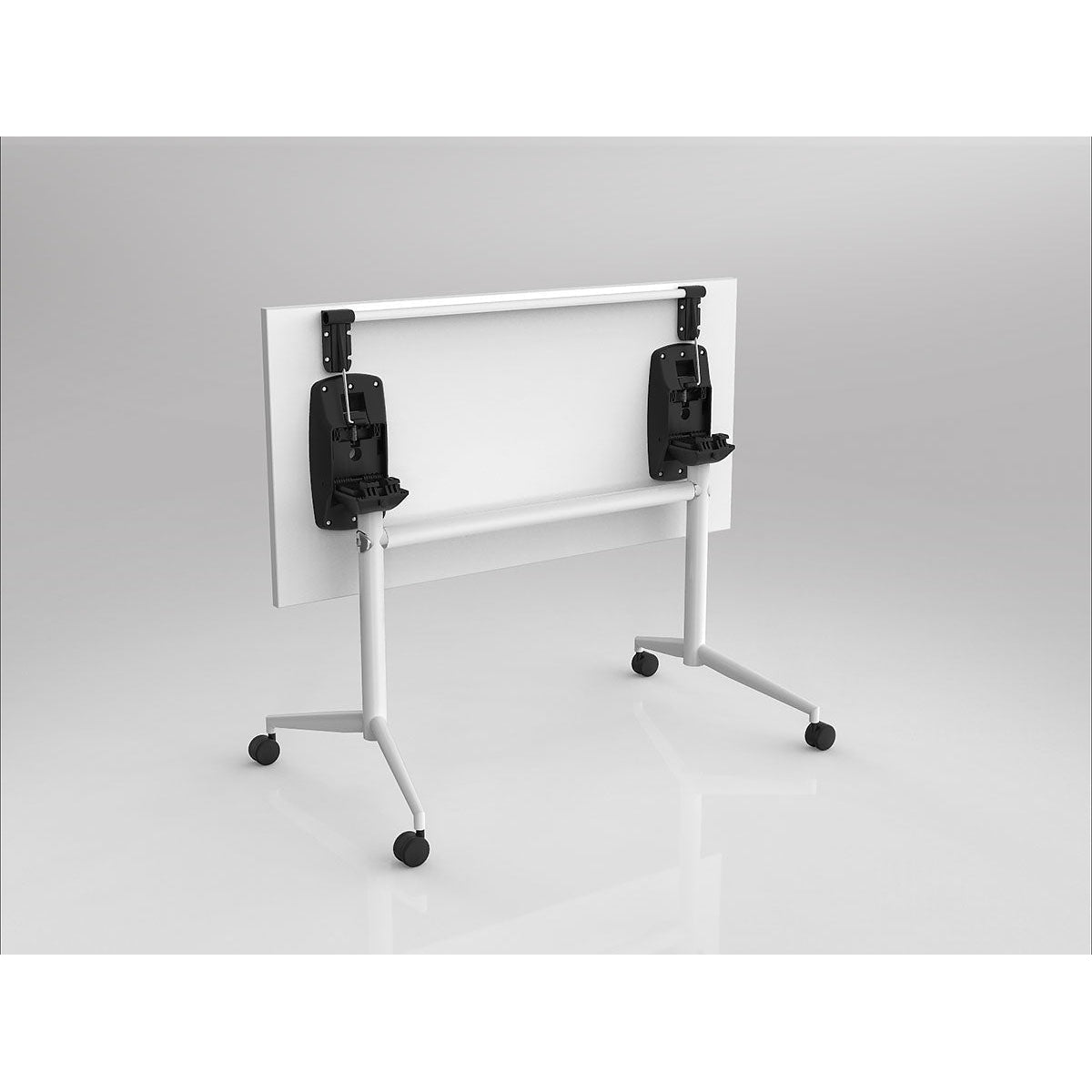 Uni Flip Top Table - White Frame