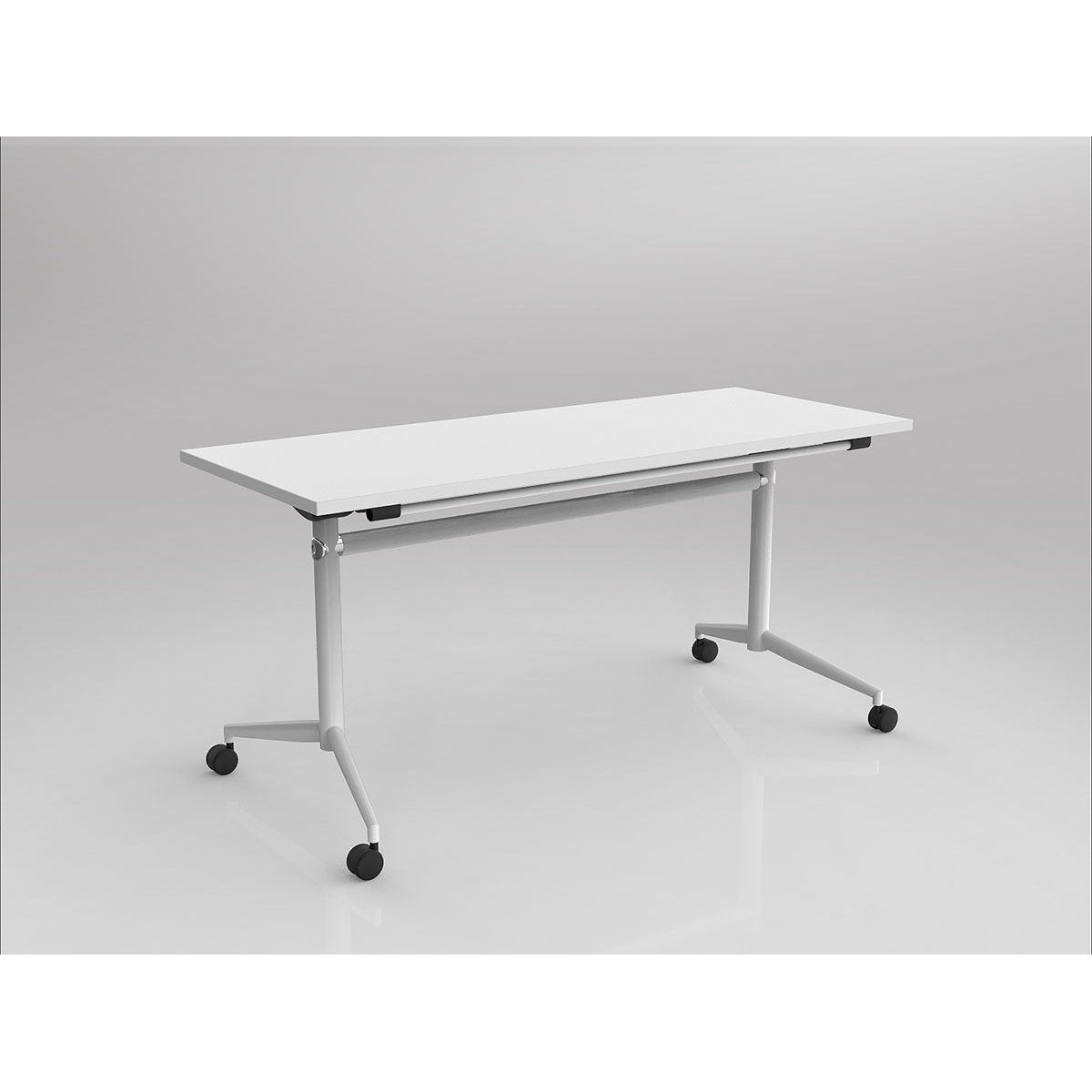 Uni Flip Top Table - White Frame