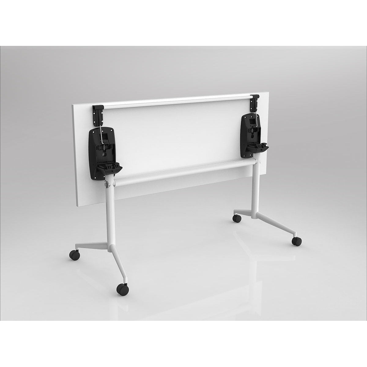 Uni Flip Top Table - White Frame