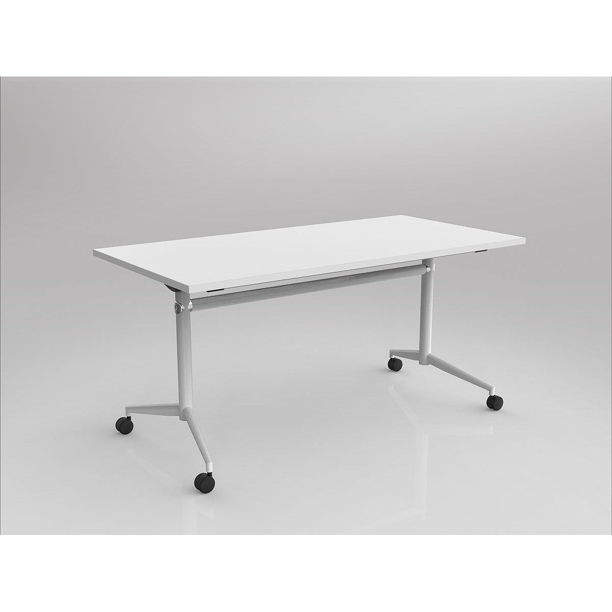 Uni Flip Top Table - White Frame