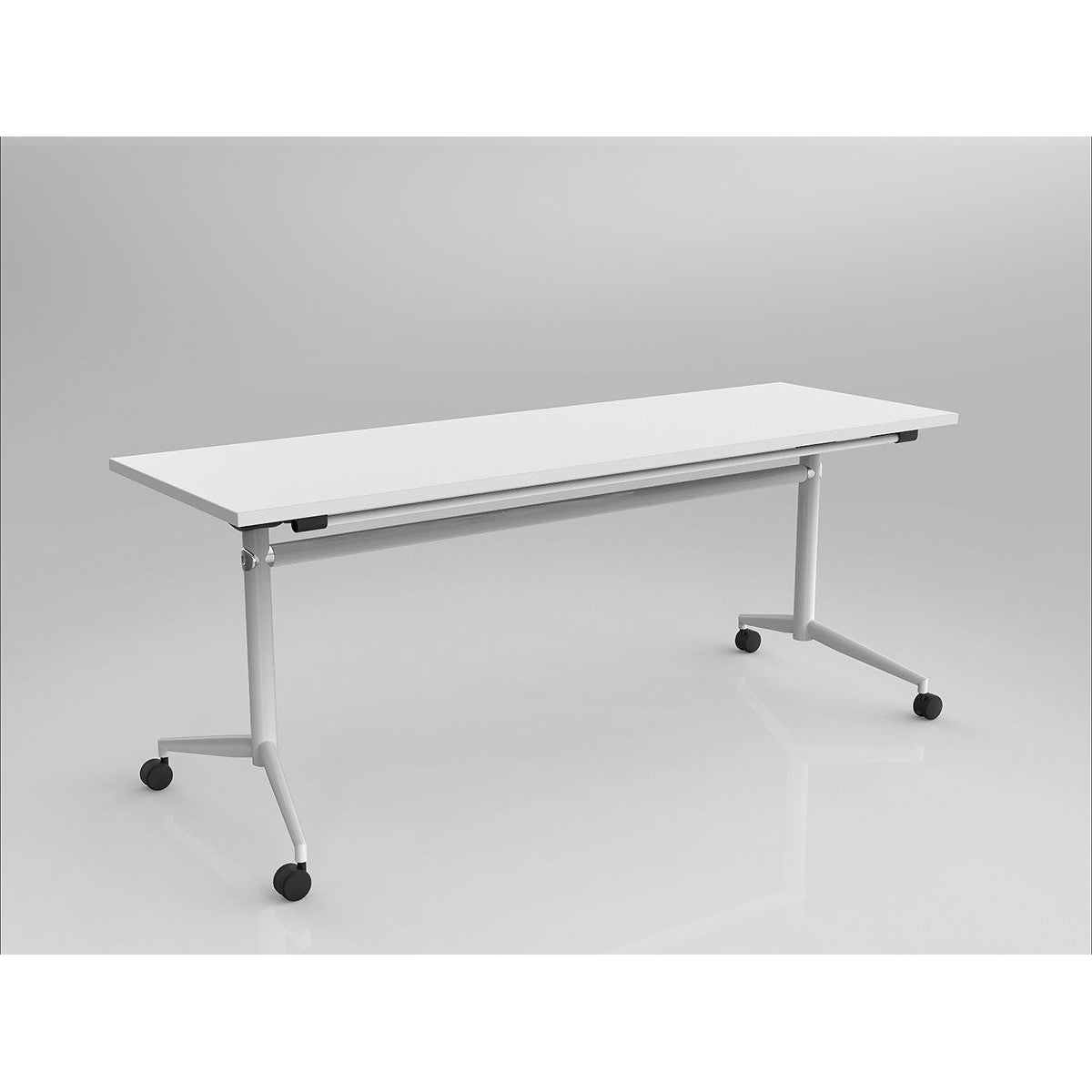 Uni Flip Top Table - White Frame
