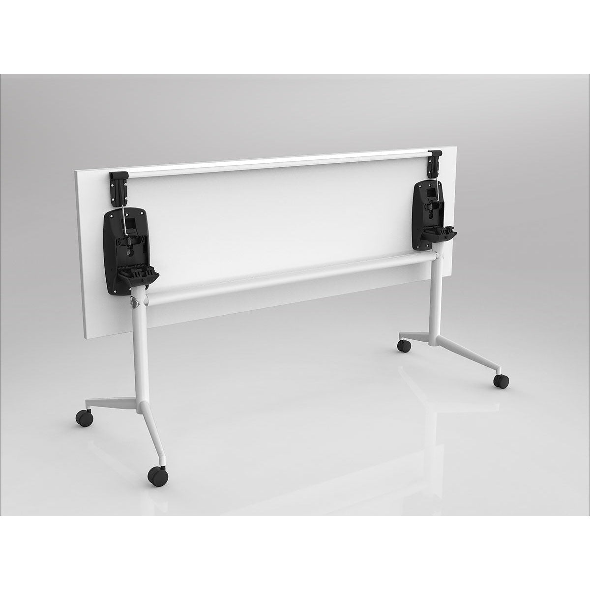 Uni Flip Top Table - White Frame