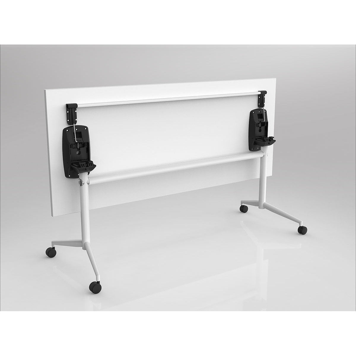 Uni Flip Top Table - White Frame