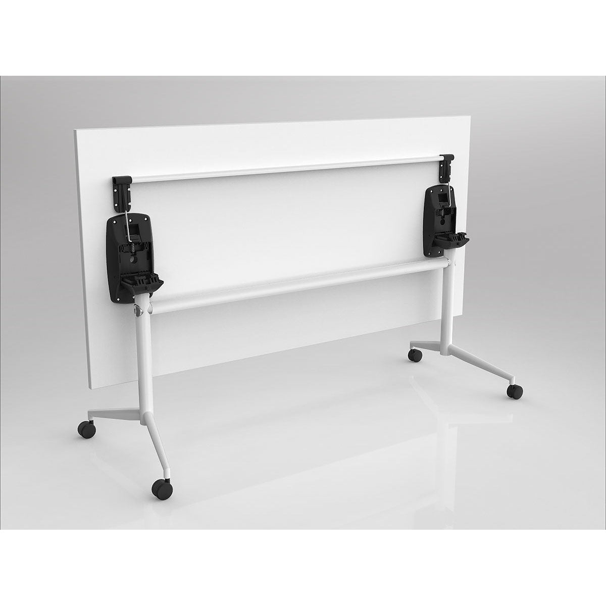 Uni Flip Top Table - White Frame