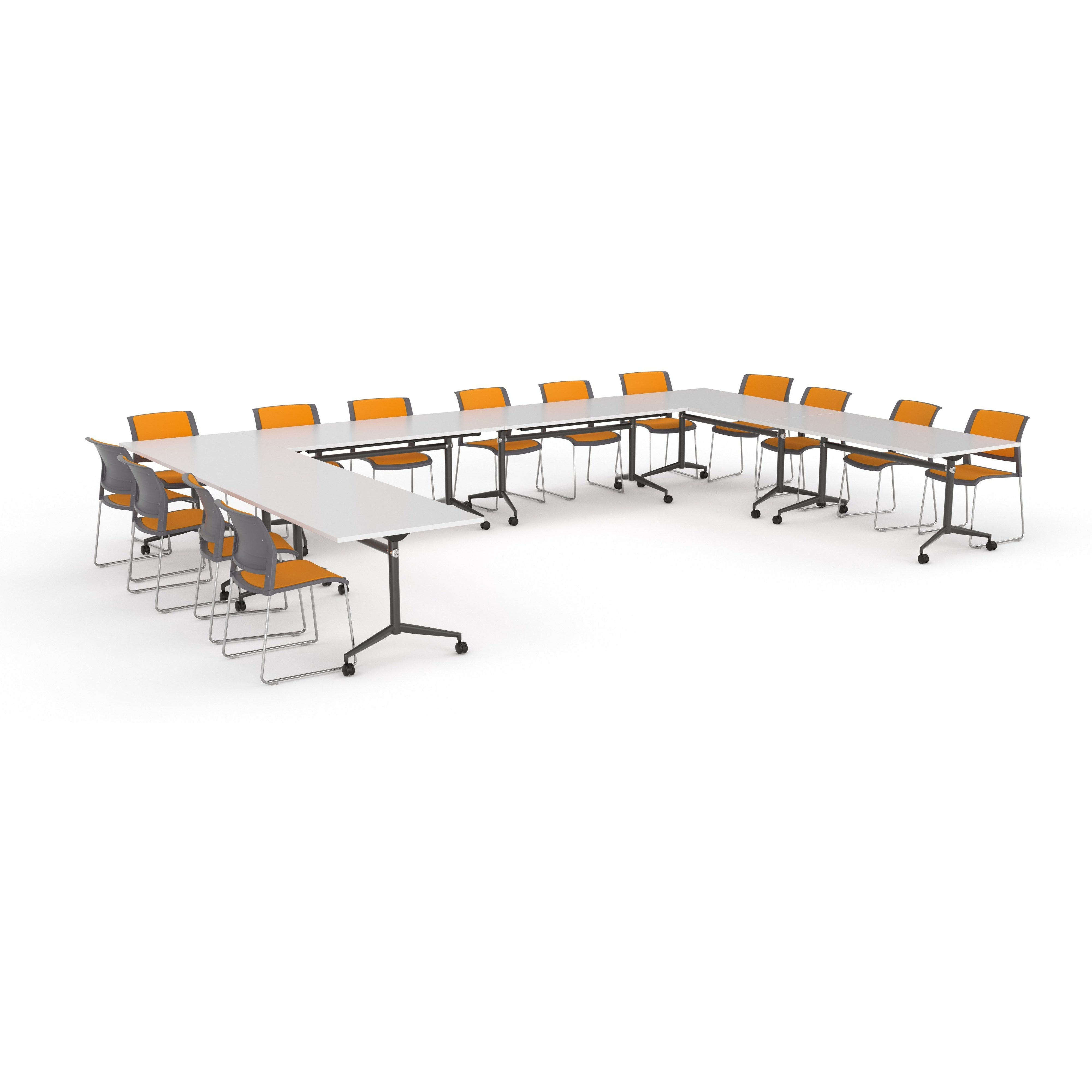 Uni Flip Top Table - Black Frame