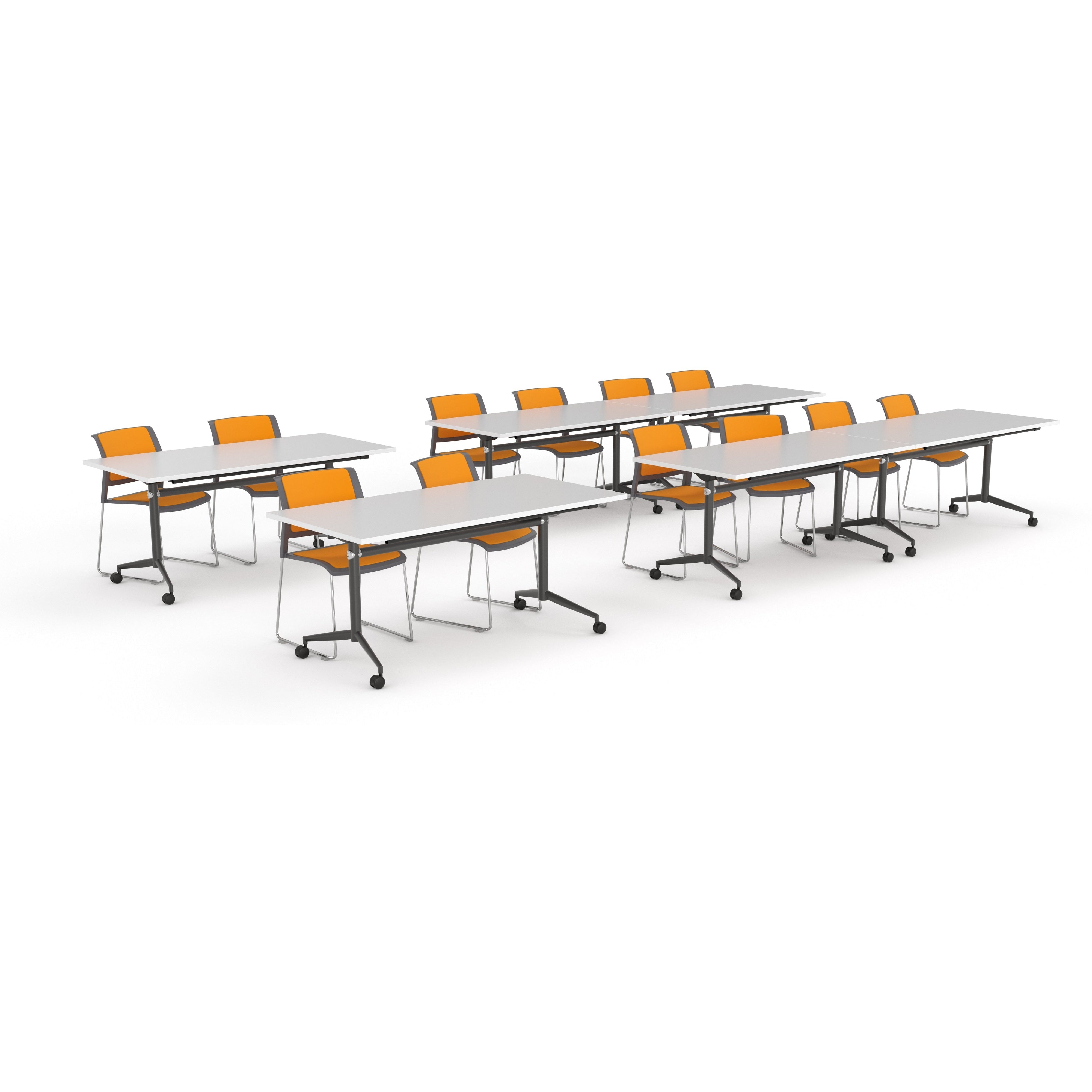 Uni Flip Top Table - Black Frame