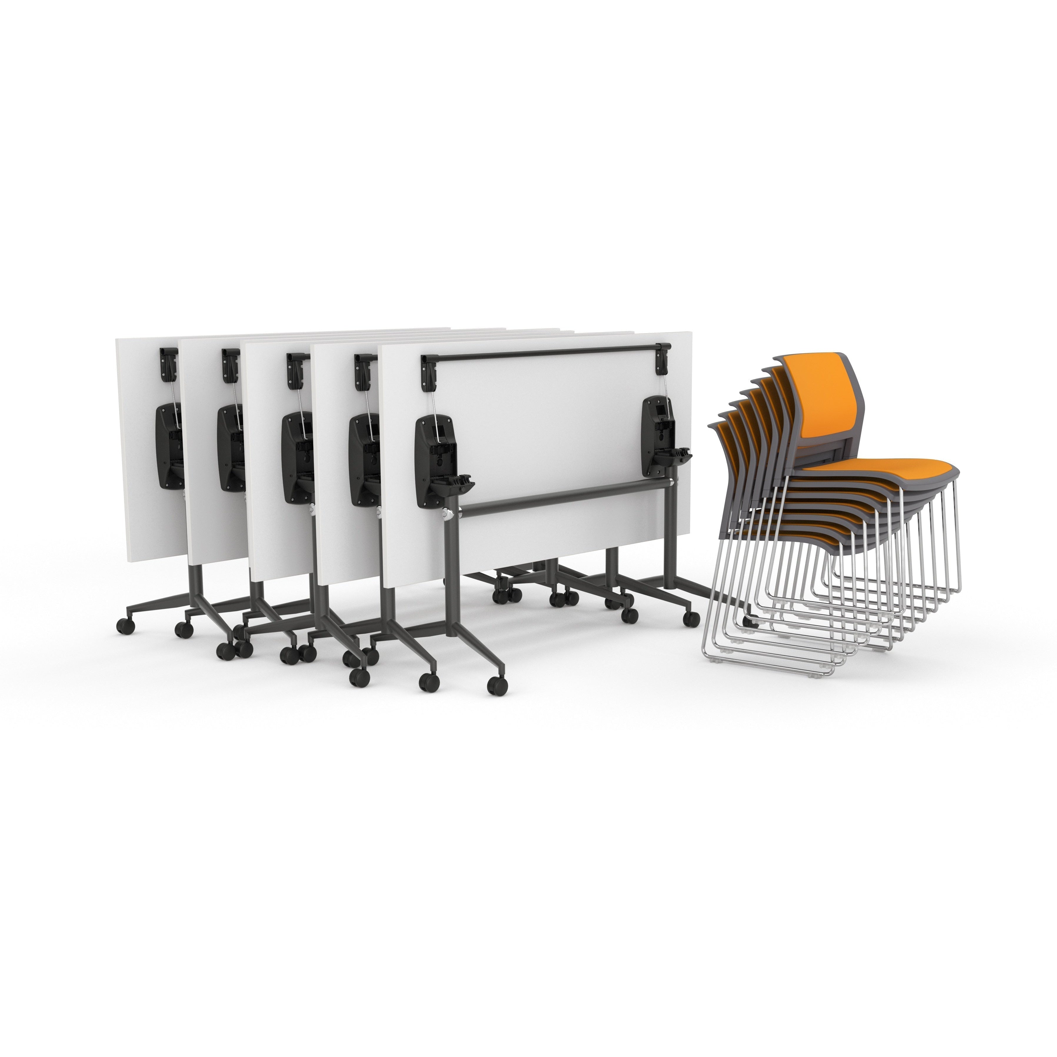 Uni Flip Top Table - Black Frame