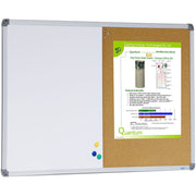 Whiteboard and Corkboard Combination