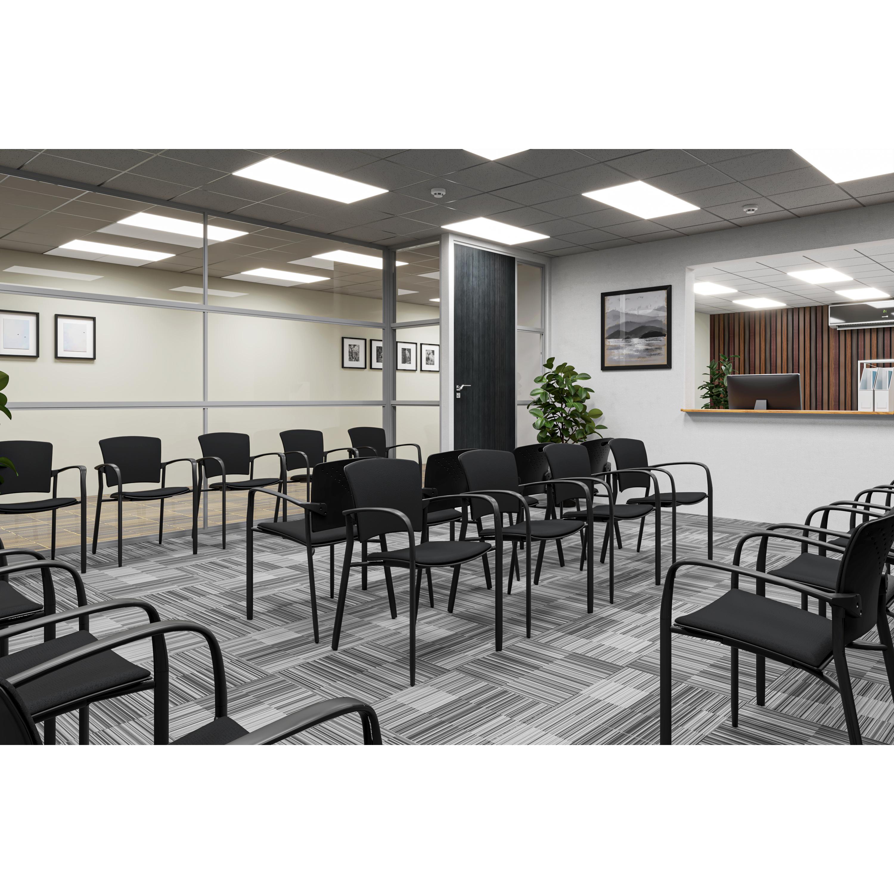 Padded Zipp Chair with Arms