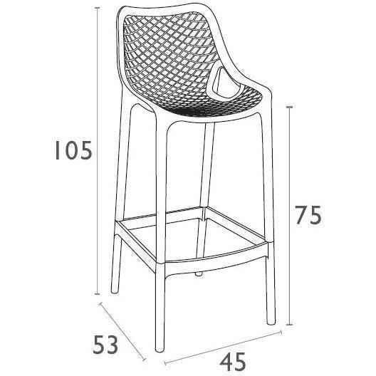 Air Barstool 75  (750 High)
