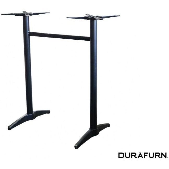 Astoria Black BAR Twin Table Base - For 1200x800 tops - (AS)