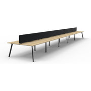 Eternity Back to Back Workstation with Eco Panel Screen - 10 Persons