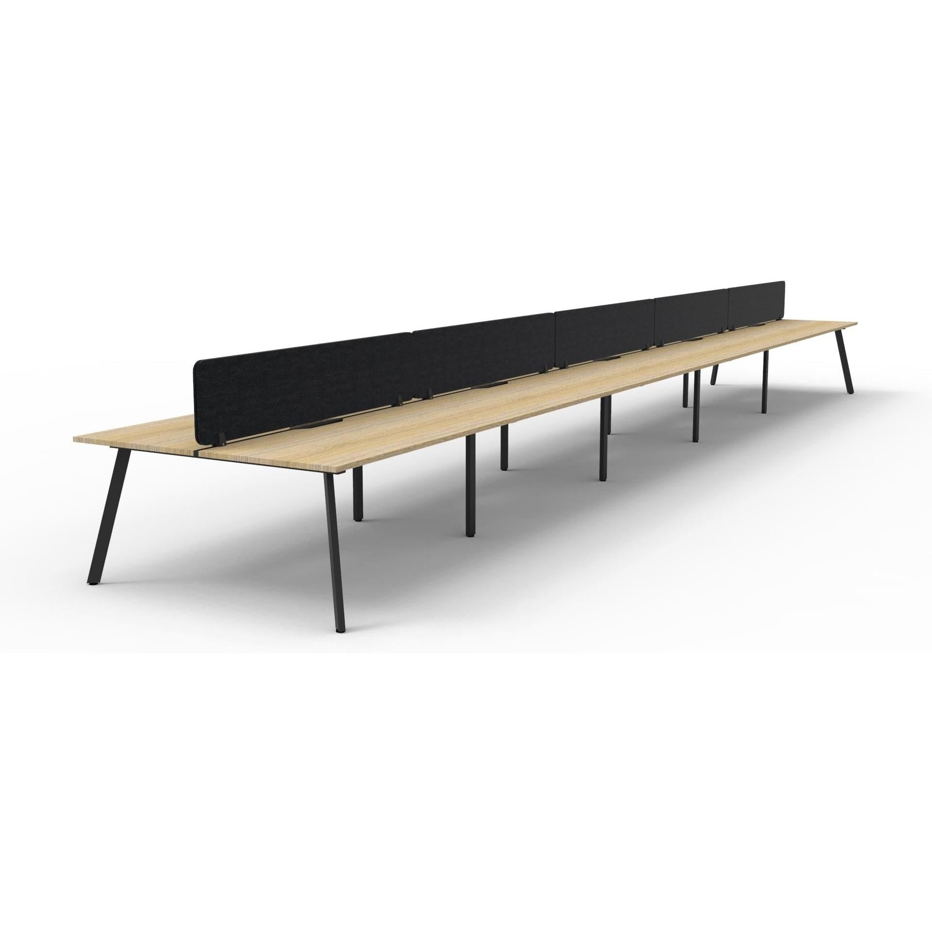 Eternity Back to Back Workstation with Eco Panel Screen - 10 Persons