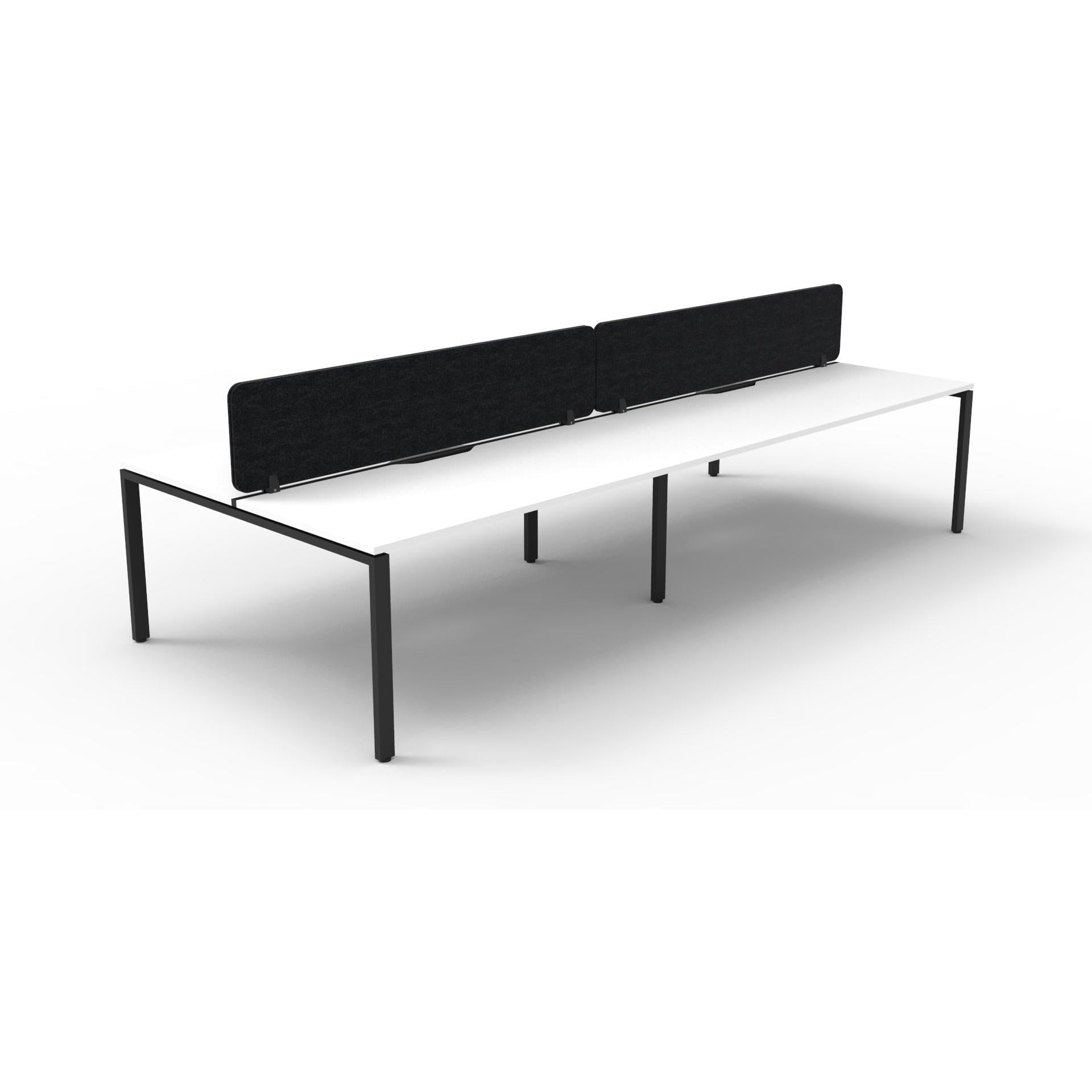 Infinity Back to Back Profile Leg Workstation - 4 Persons