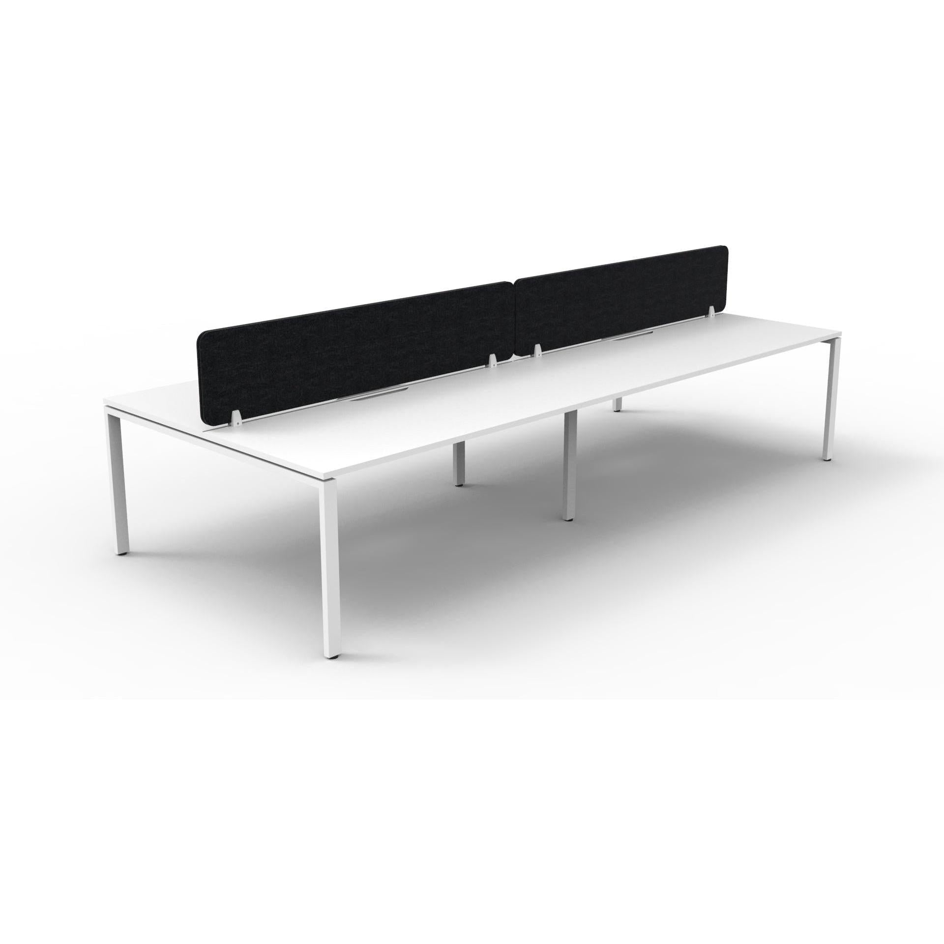 Infinity Back to Back Profile Leg Workstation - 4 Persons