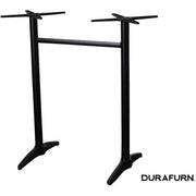 Astoria Black BAR Twin Table Base - For 1200x800 tops - (AS)