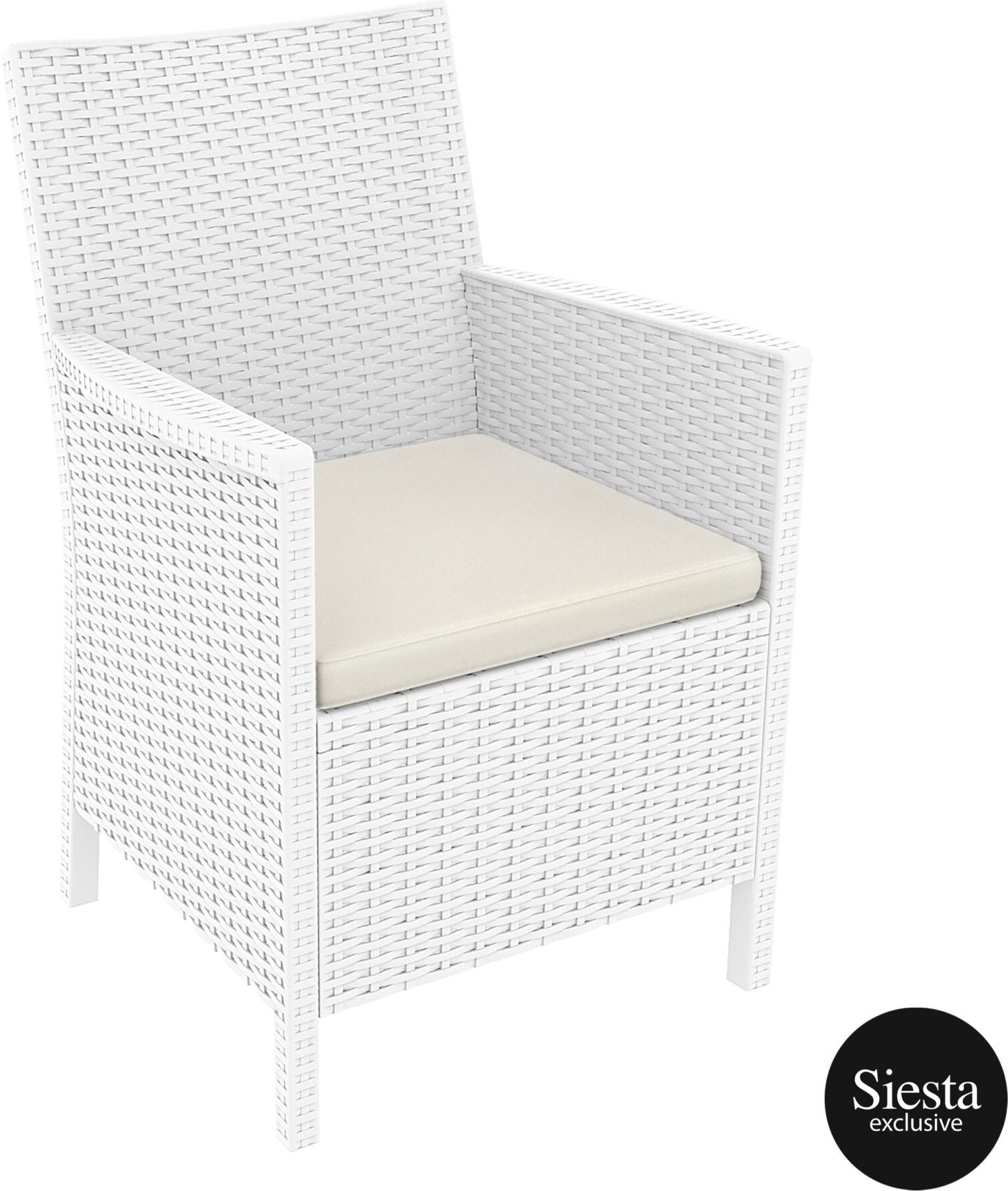 3 Seat California Tub Chair with Cushion and Tequila Coffee Table Package