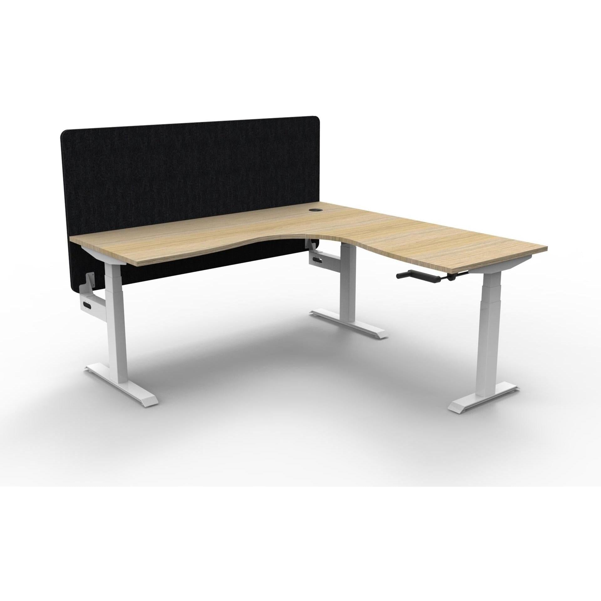 Boost Crank Corner Workstation with Eco Panel Screen
