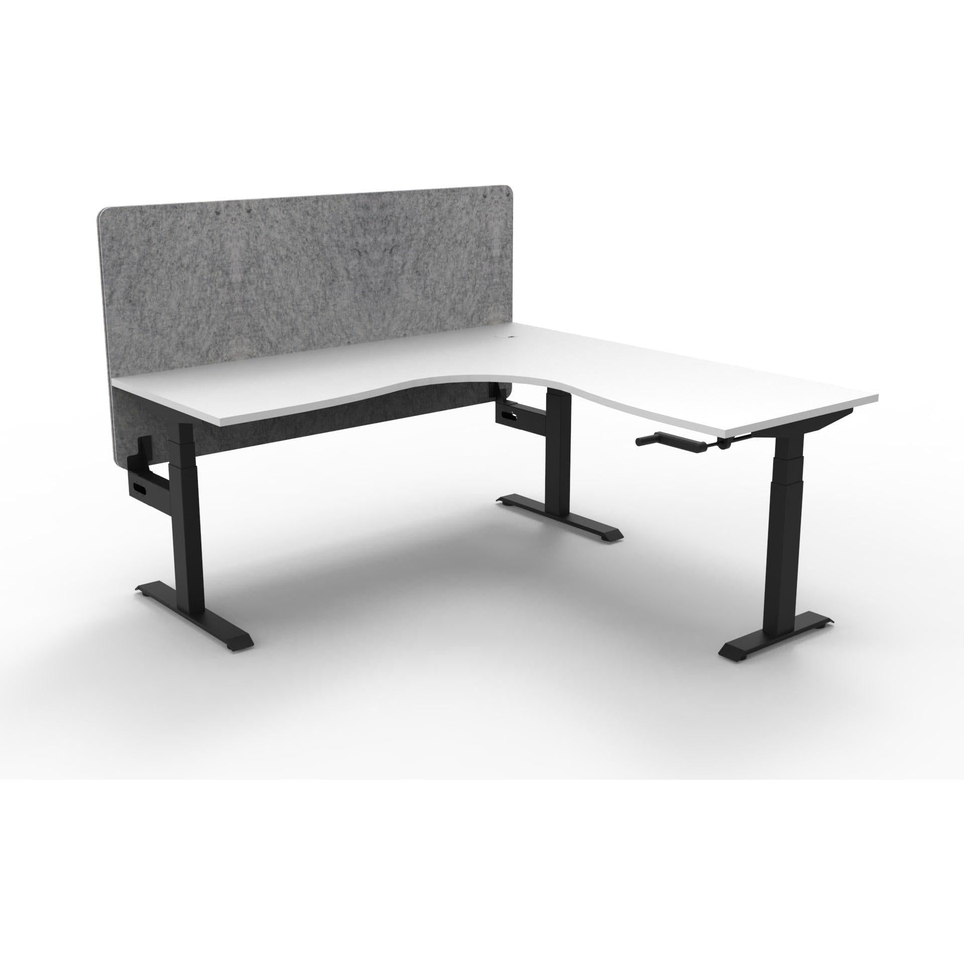 Boost Crank Corner Workstation with Eco Panel Screen