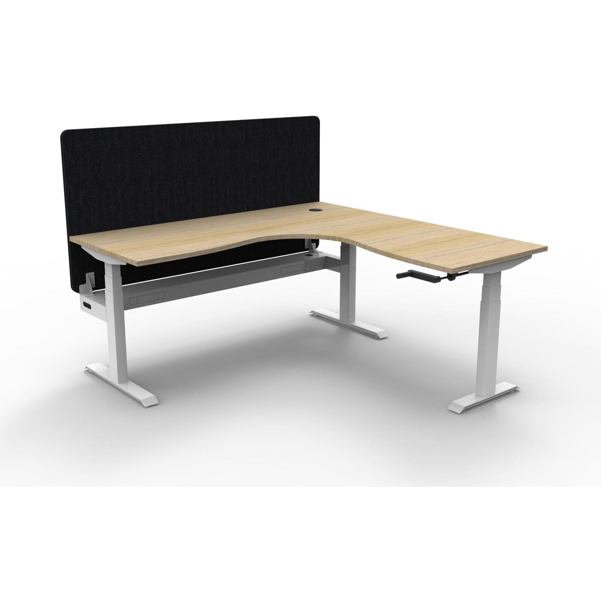 Boost Crank Corner Workstation with Eco Panel Screen