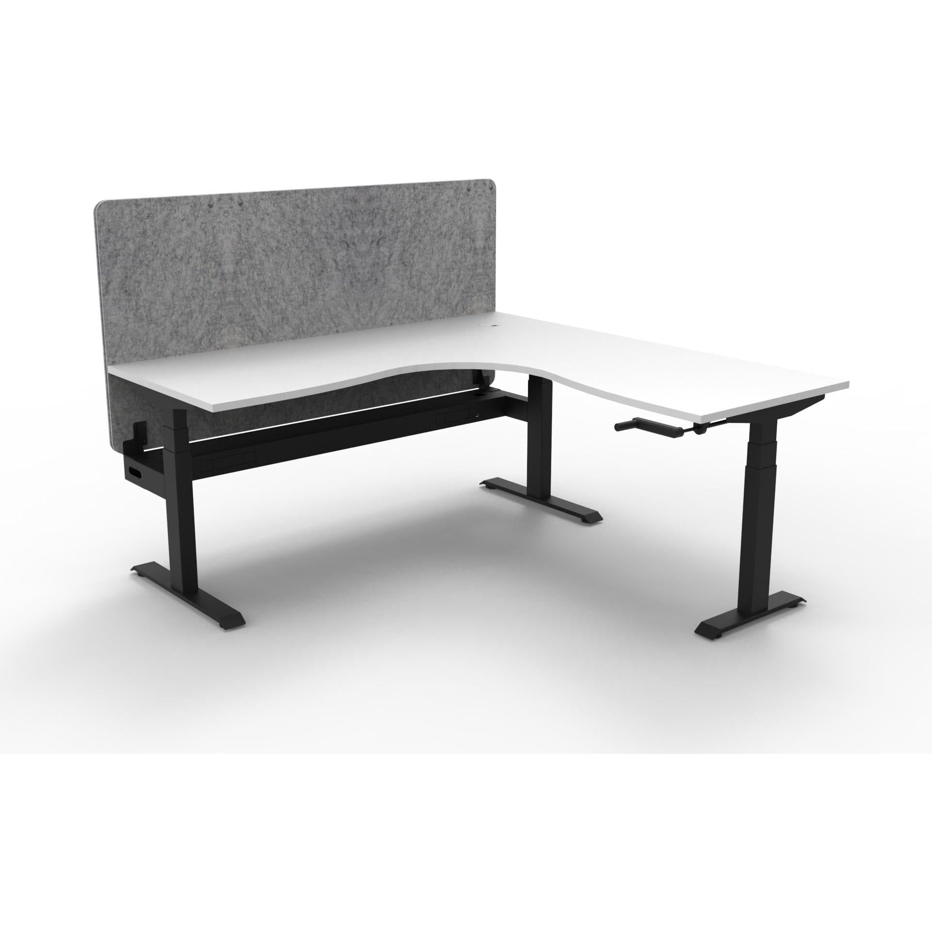 Boost Crank Corner Workstation with Eco Panel Screen