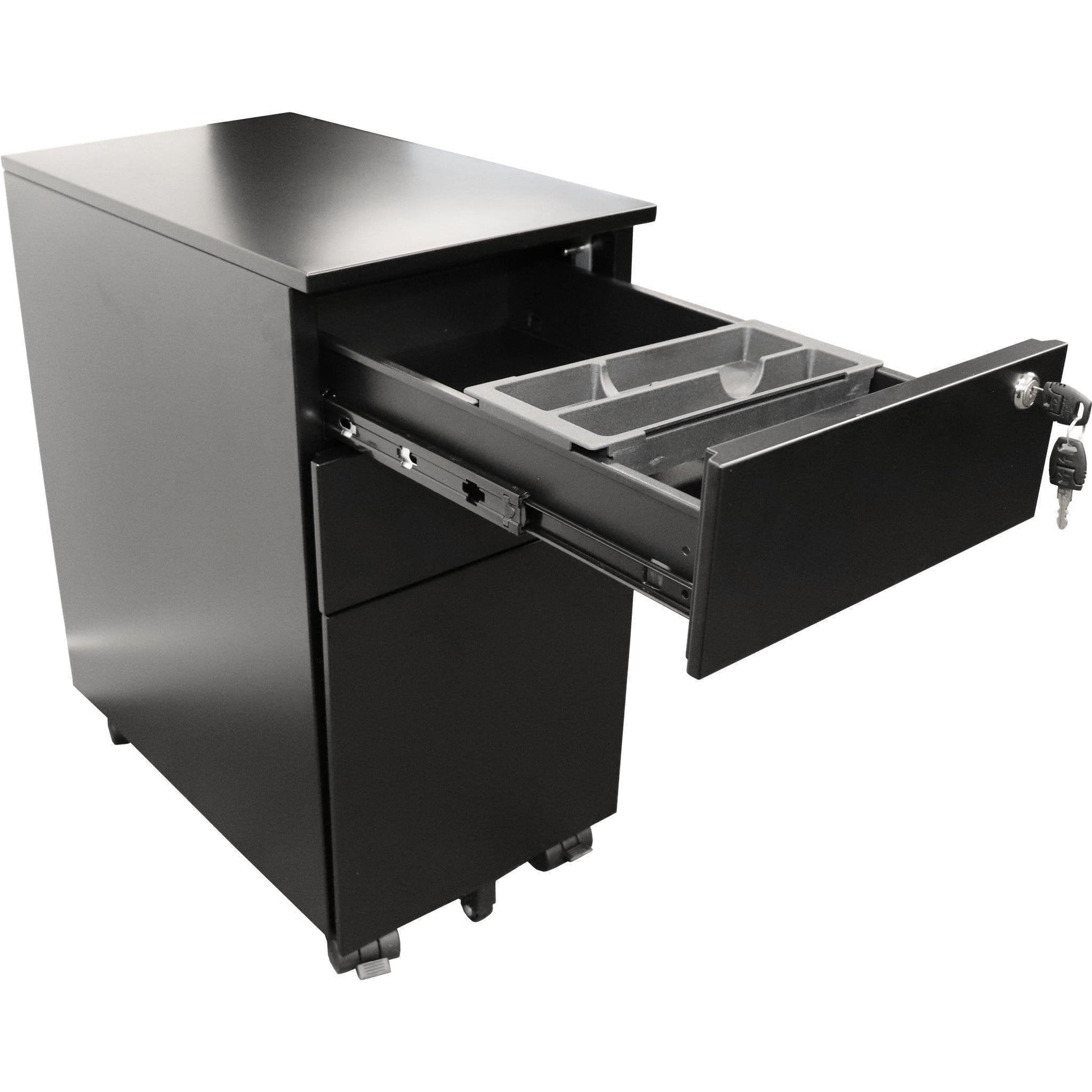 Set of 10 GO Steel Slimline Mobile Pedestals