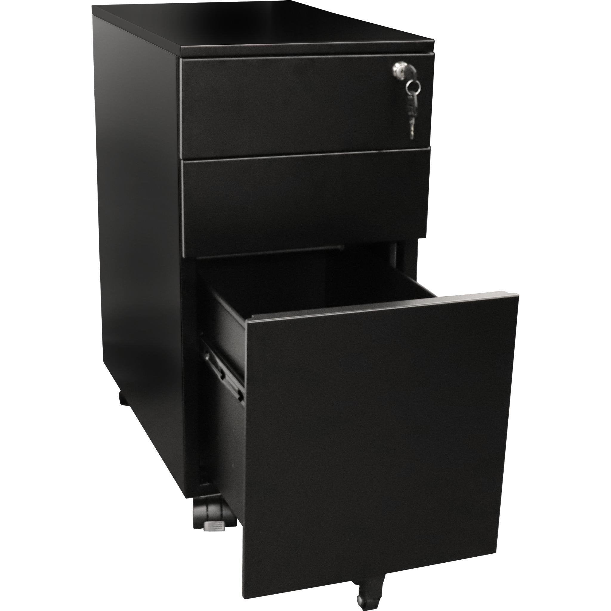 Set of 10 GO Steel Slimline Mobile Pedestals