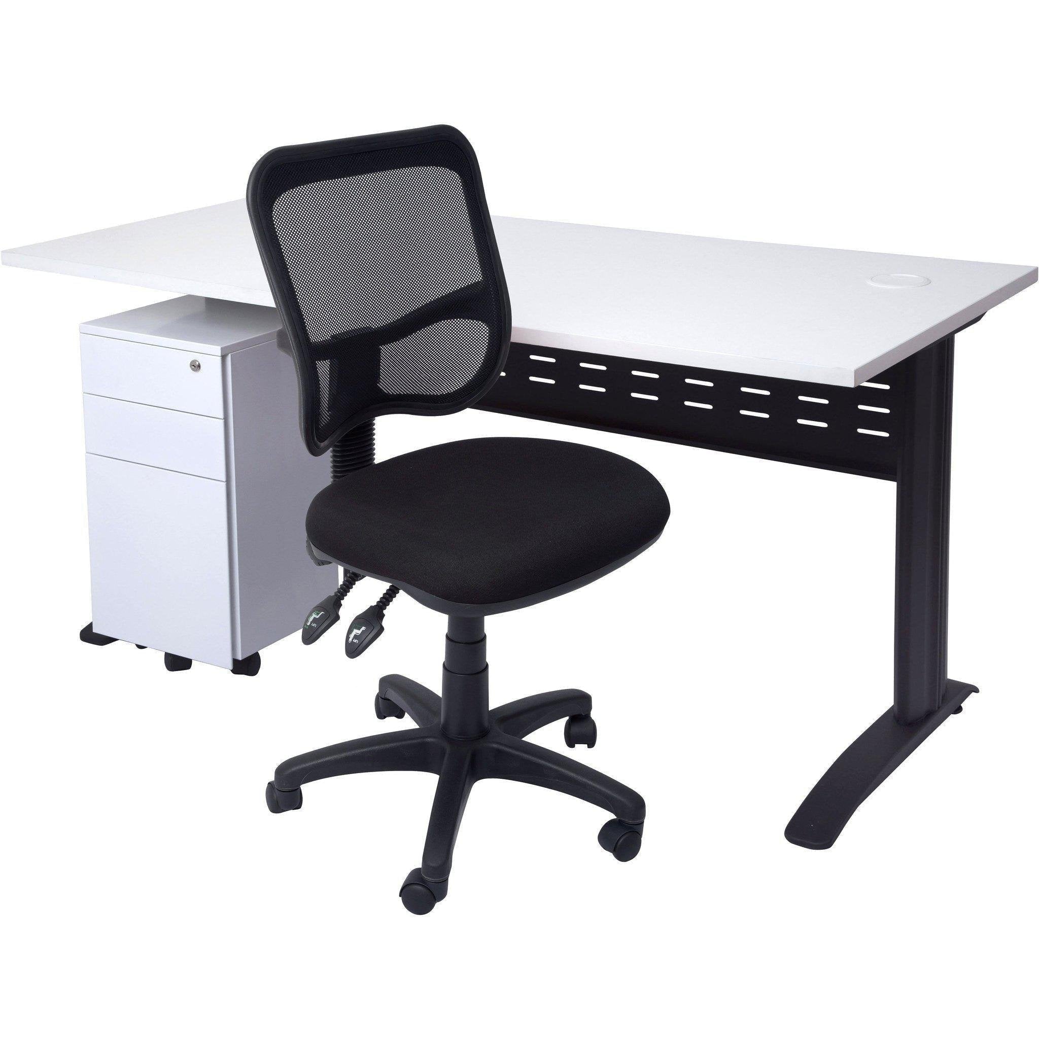 Set of 10 GO Steel Slimline Mobile Pedestals