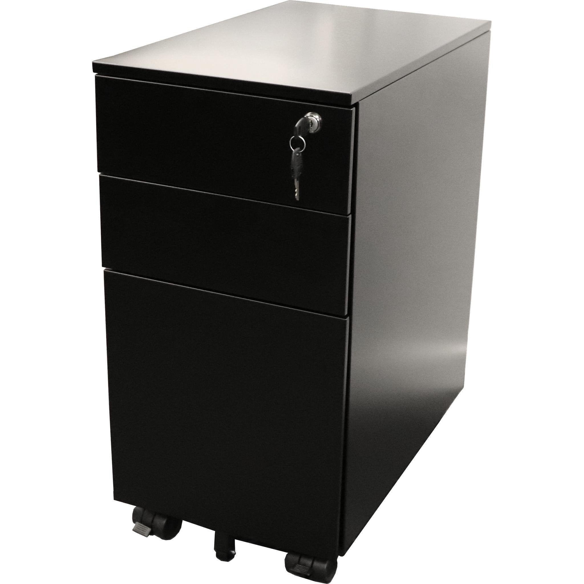 Set of 10 GO Steel Slimline Mobile Pedestals