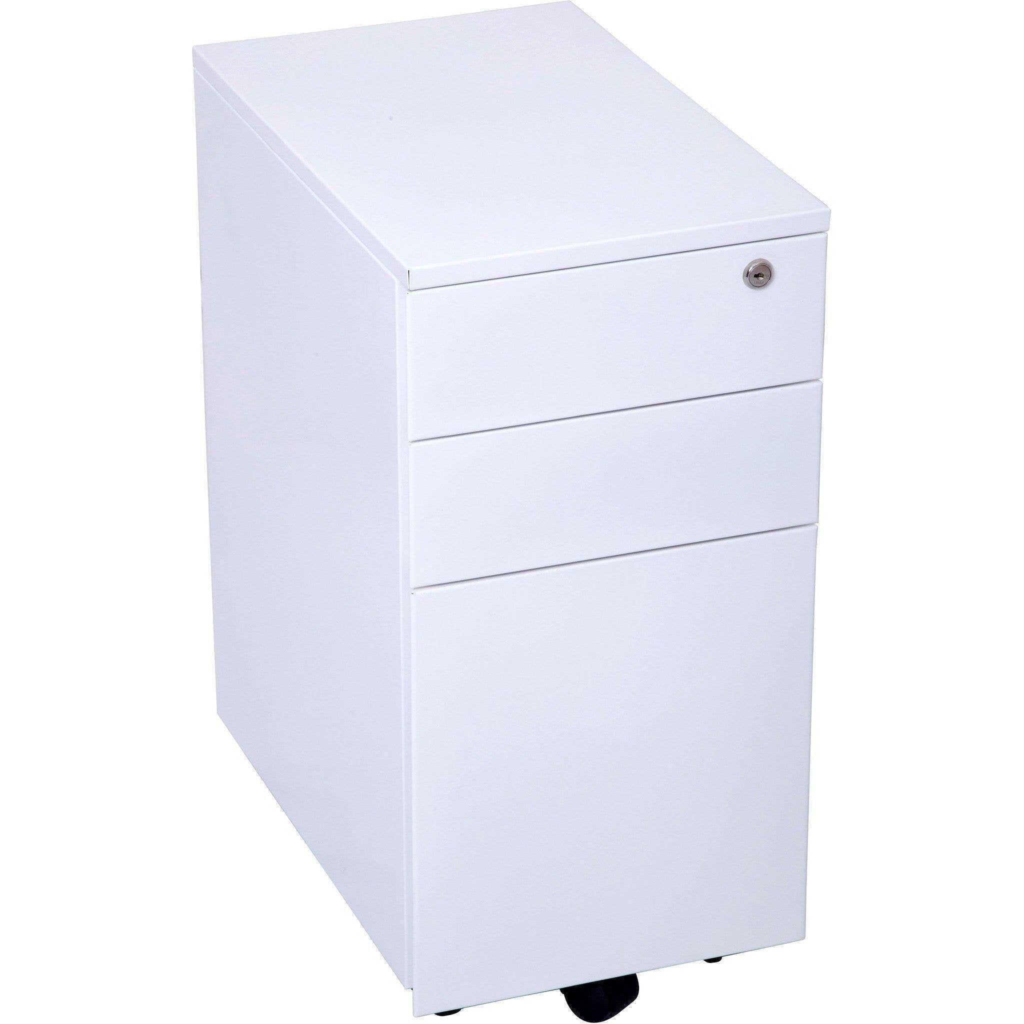 Set of 10 GO Steel Slimline Mobile Pedestals