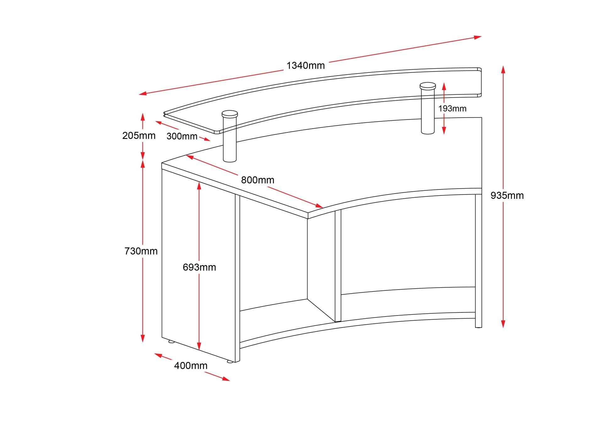 Modular Reception Counter