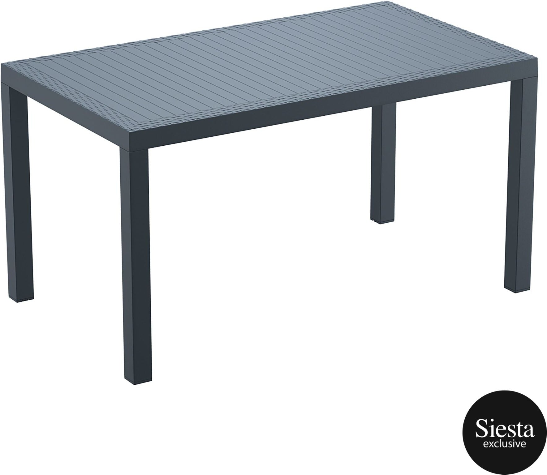 5 Piece Resin Rattan Dining Setting with California Tub Chairs