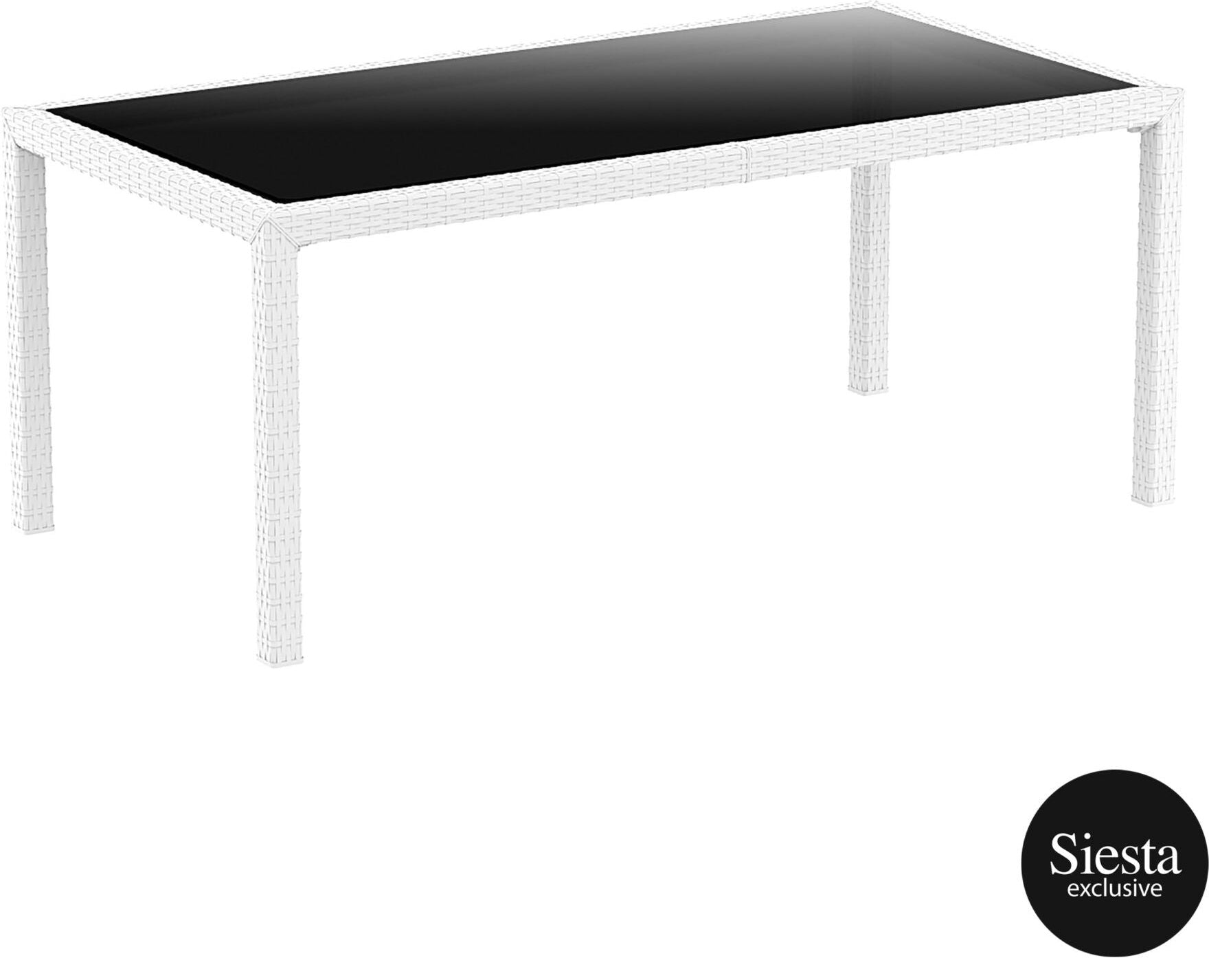 Tahiti 6 Seater Resin Rattan Dining Setting with Daytona Chair
