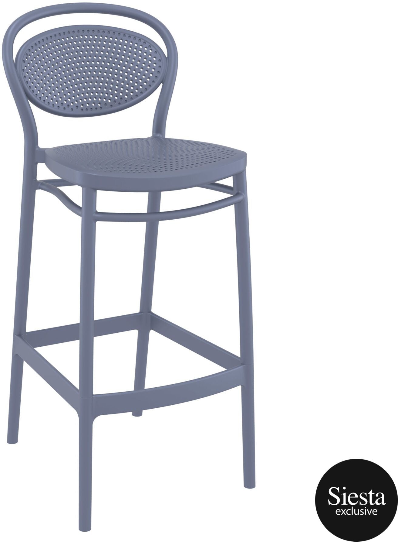 Sky Bar Table 3 Piece Set with Marcel 75 Barstools