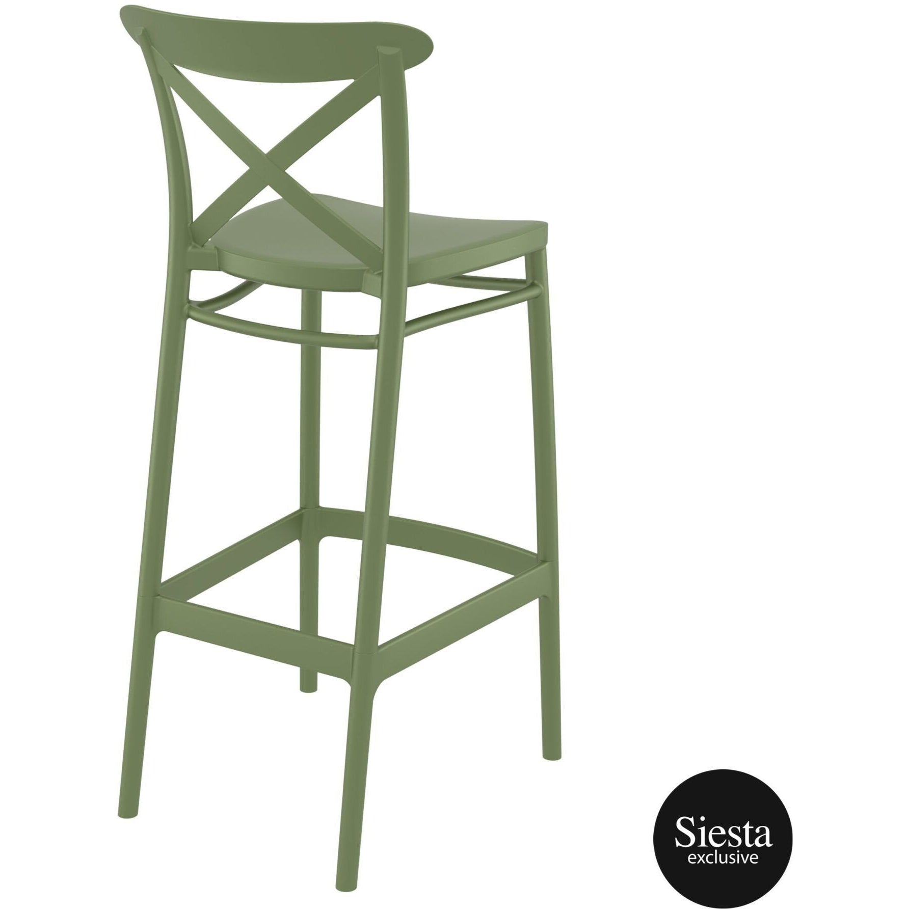 Cross Bar Stool 75