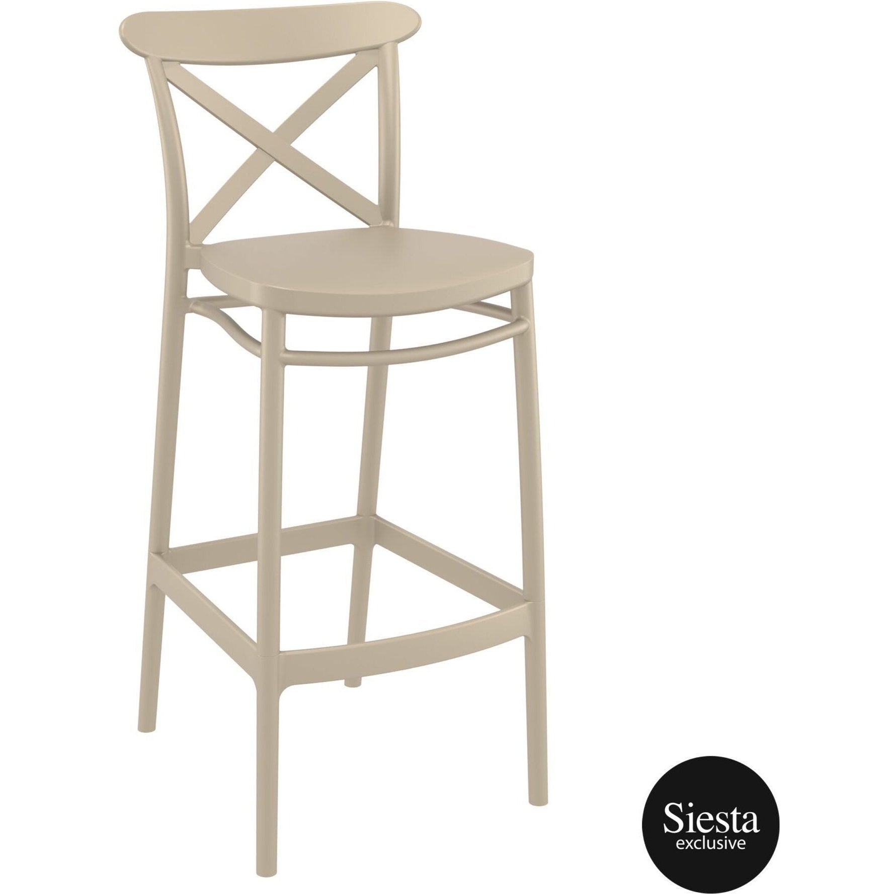 Cross Bar Stool 75