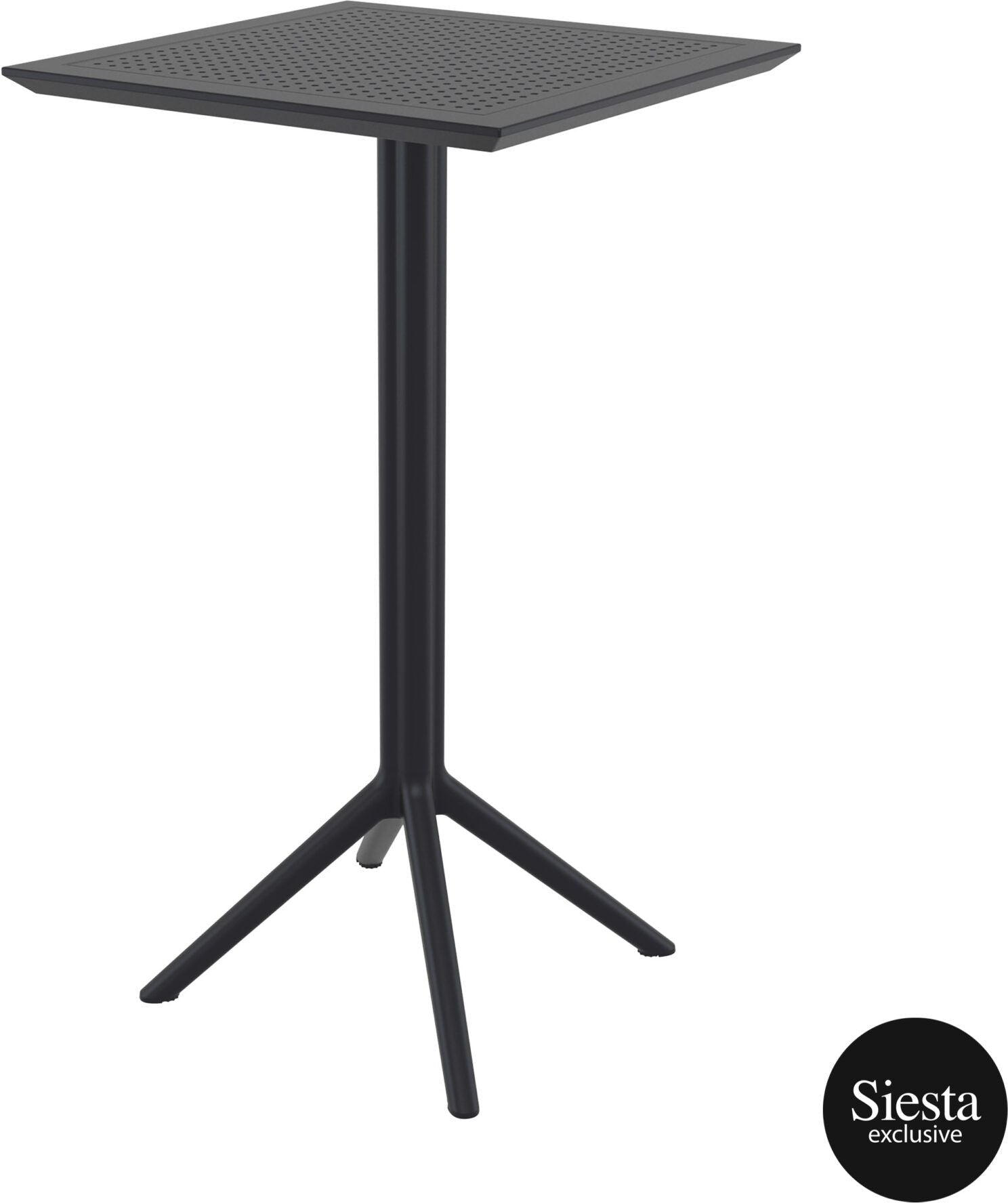 Sky Bar Table 3 Piece Set with Cross 75 Barstools