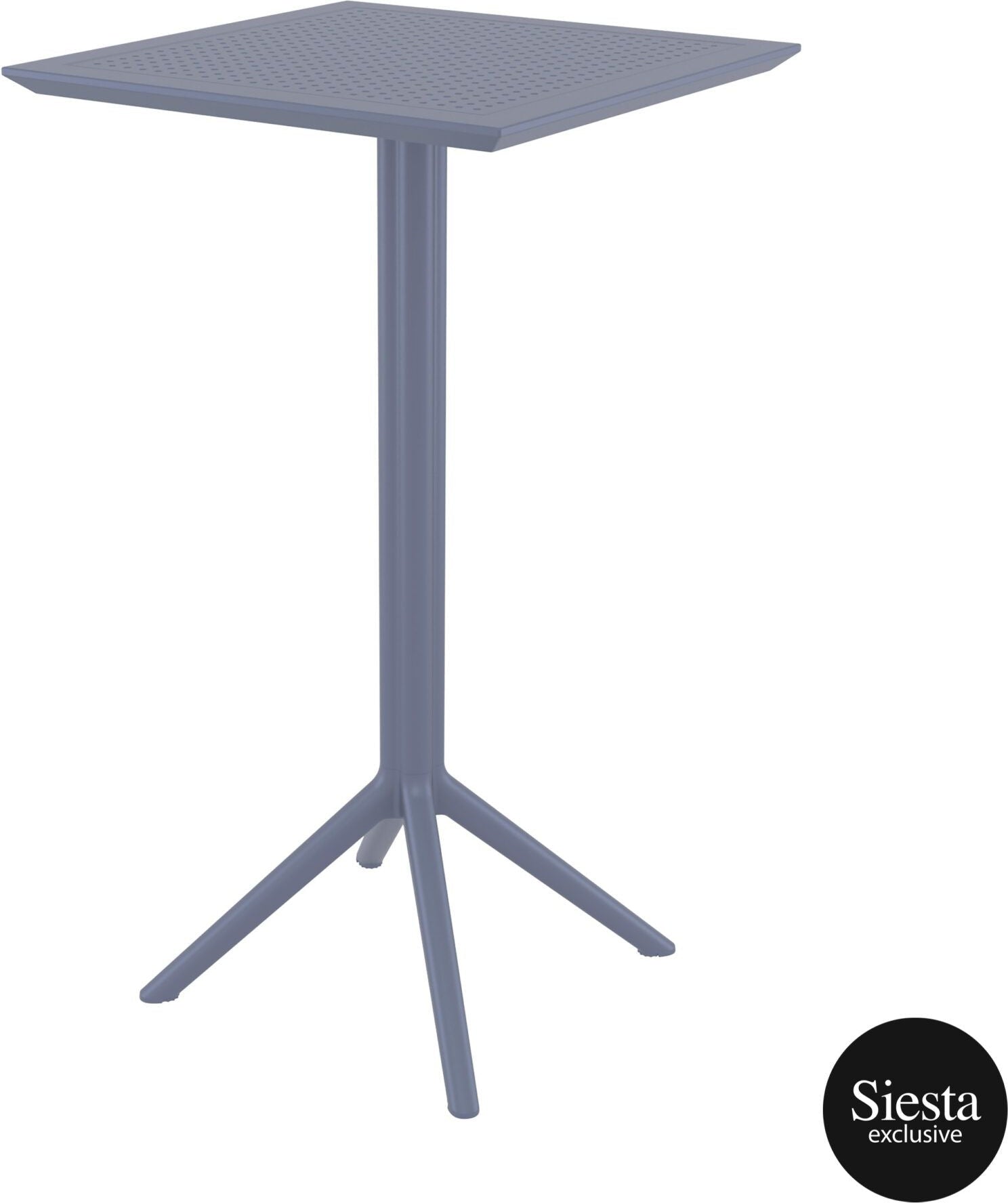 Sky Bar Table 3 Piece Set with Cross 75 Barstools