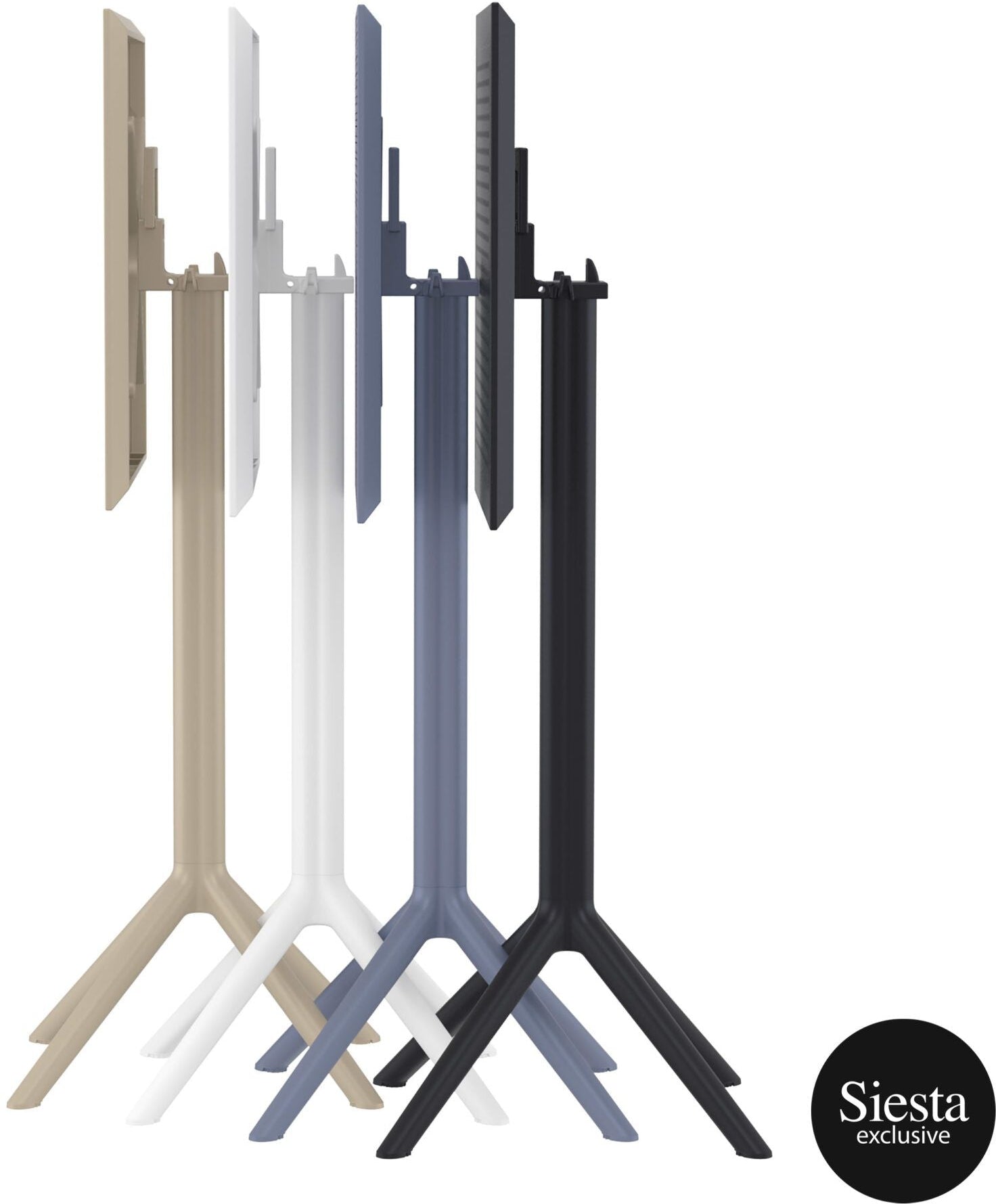 Sky Bar Table 3 Piece Set with Air 75 Barstools