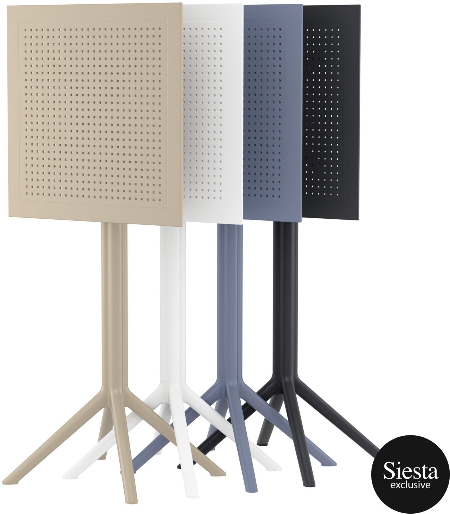 Sky Bar Table 3 Piece Set with Air 75 Barstools