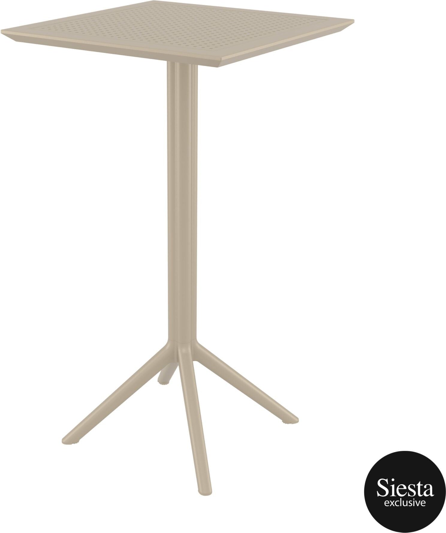 Sky Bar Table 3 Piece Set with Air 75 Barstools